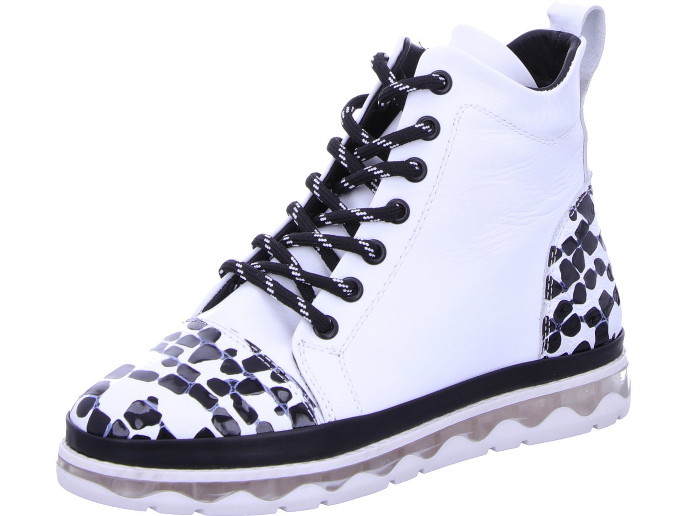 2GO FASHION Schnürboots echtes Leder (weiß)