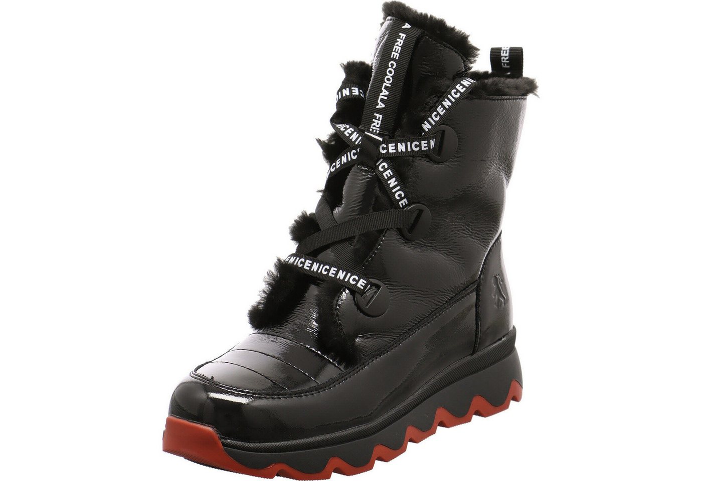2GO FASHION Schnürboots (schwarz)