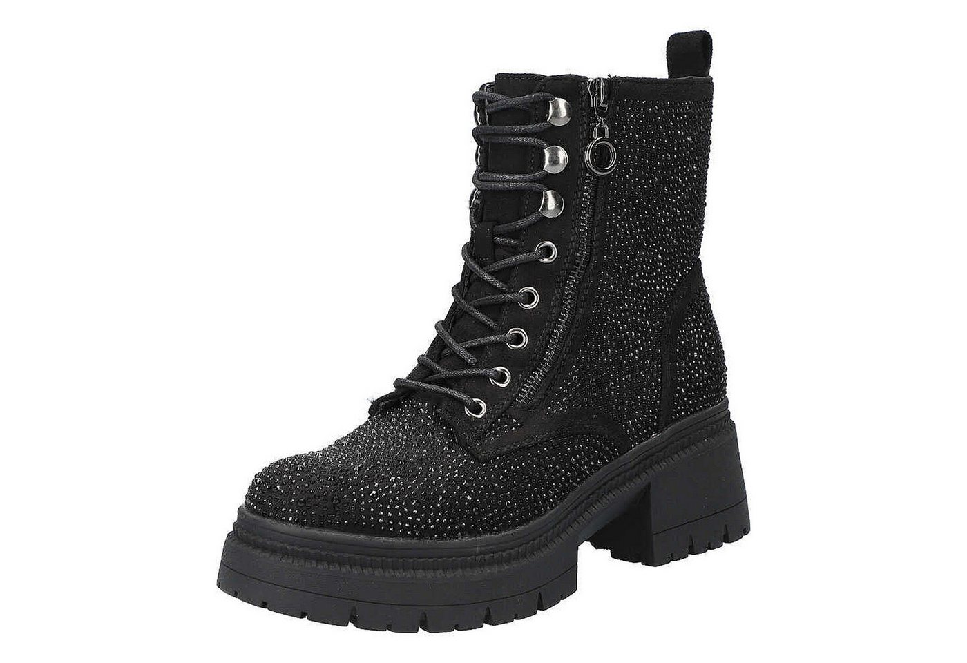 2GO FASHION Schnürstiefelette (schwarz)