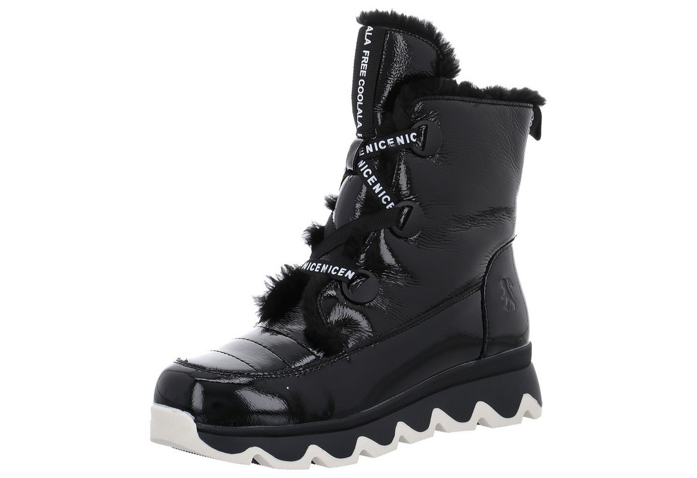 2GO FASHION Schnürstiefelette (schwarz)