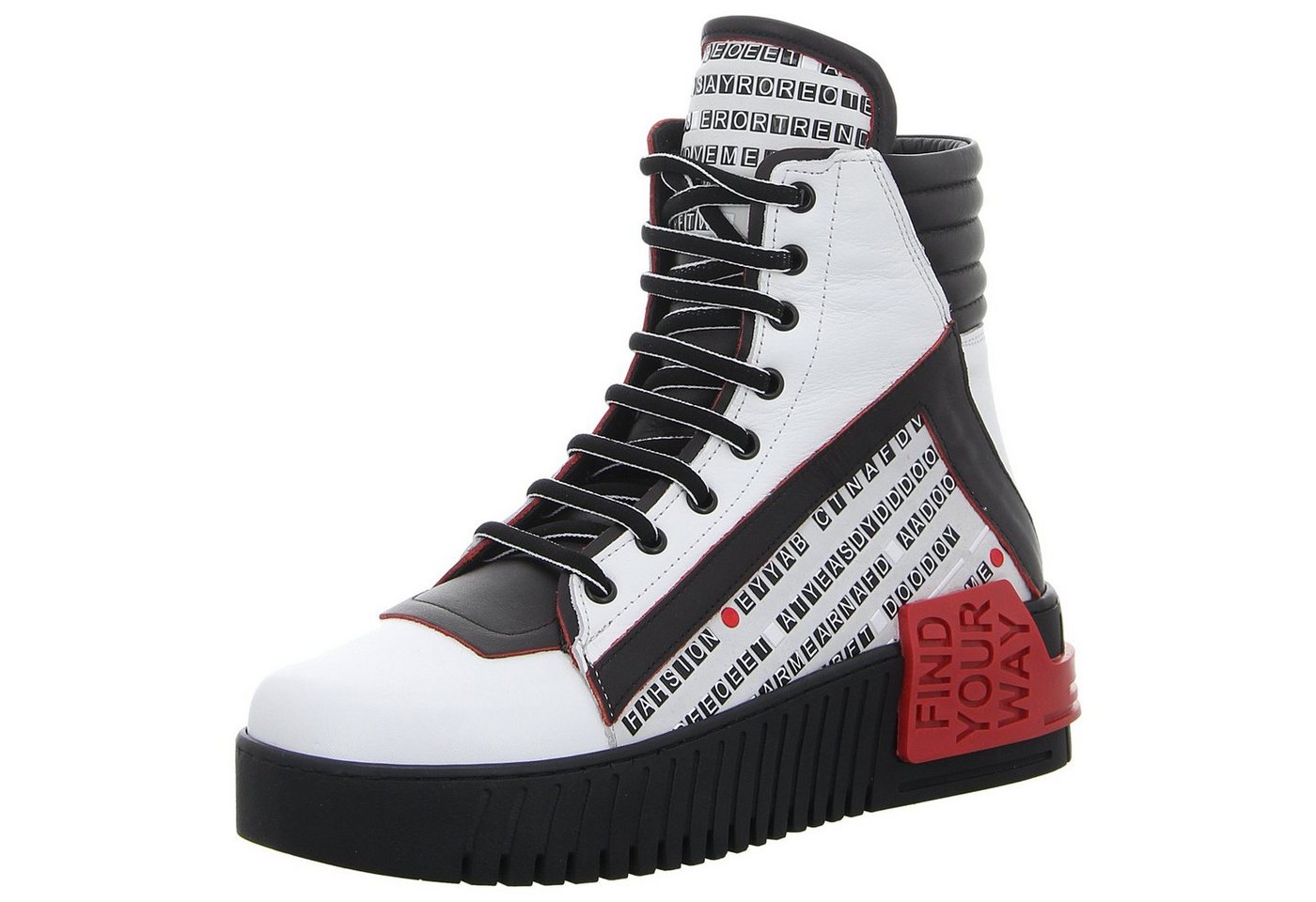 2GO FASHION Schnürstiefelette (weiß)