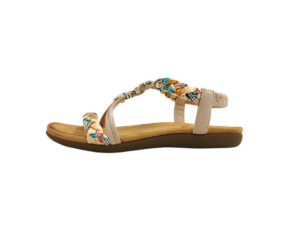 2GO Zehensteg Sandale (beige)