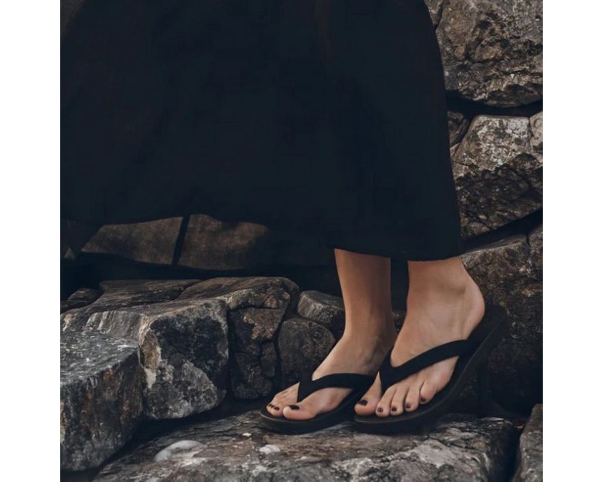 a. soyi Sandalette Sana Zehentrenner Zehentrenner (schwarz)