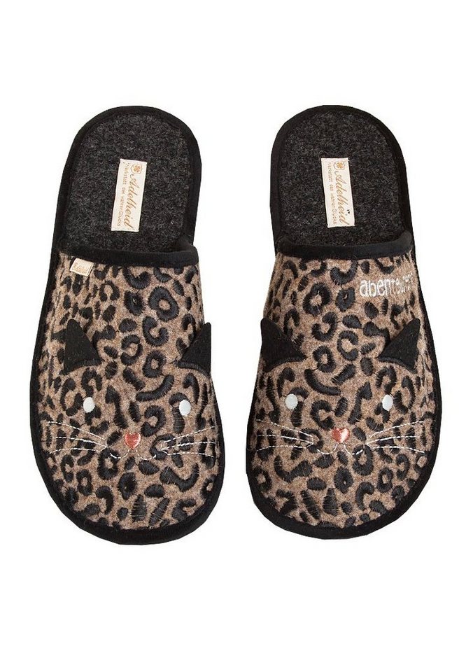 ADELHEID Abenteurerin Leo Filzpantoffel Pantoffel
