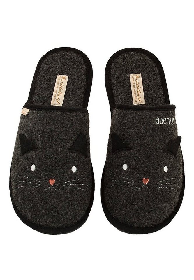 ADELHEID Abenteurerin Ohren Filzpantoffeln Pantoffel