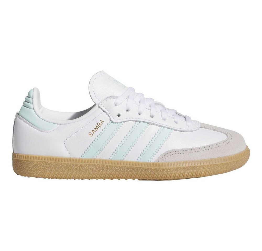 adidas Originals Adidas - SAMBA OG J - Weiß Schnürschuh