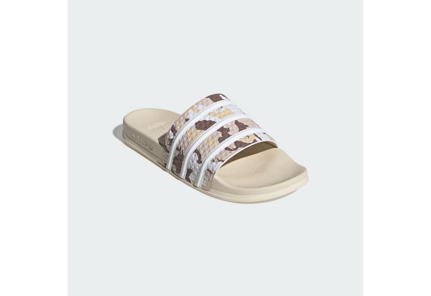 adidas Originals ADILETTE OG CF BADESCHLAPPEN Badepantolette (2-tlg) (weiß/braun)