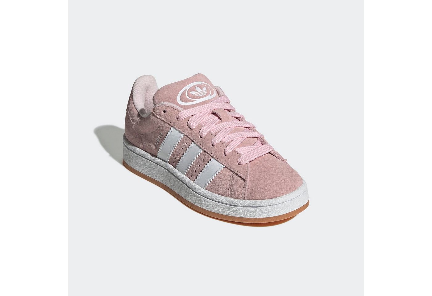 adidas Originals CAMPUS 00S Sneaker für Kinder und Jugendliche, mit Gummilaufsohle, mit Schnürung (rosa/weiß)