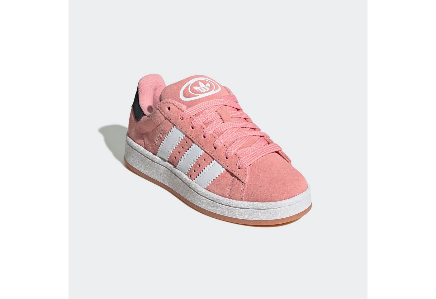 adidas Originals CAMPUS 00S Sneaker für Kinder und Jugendliche, mit Gummilaufsohle, mit Schnürung (rosa/weiß)