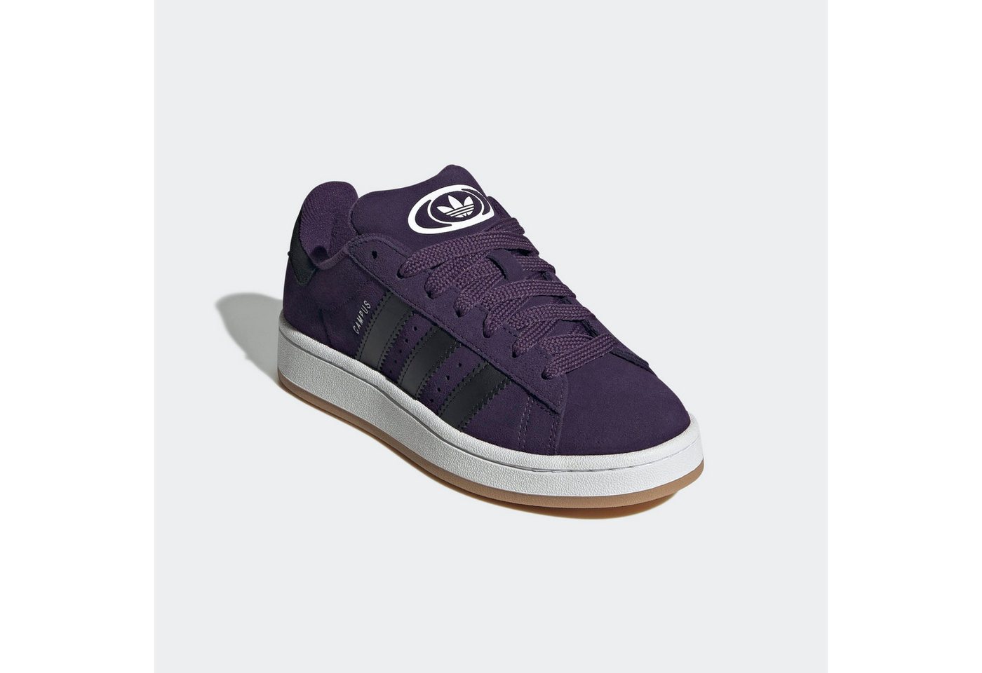 adidas Originals CAMPUS 00S Sneaker für Kinder und Jugendliche, mit Gummilaufsohle, mit Schnürung (schwarz/weiß)