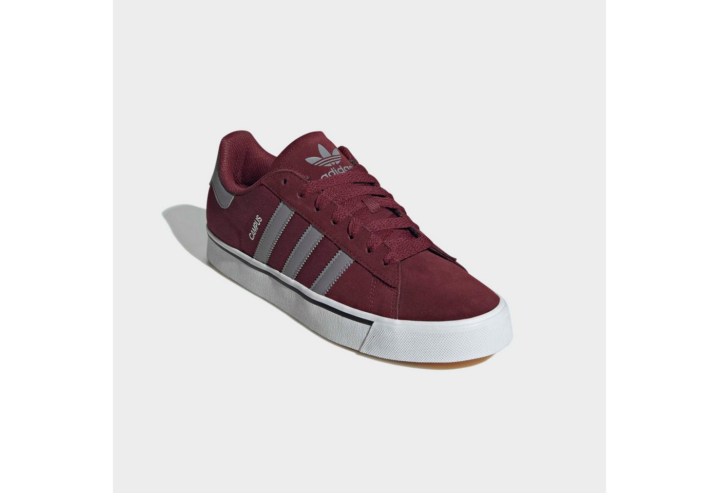 adidas Originals CAMPUS VULC Sneaker mit klassischem Canvas-Obermaterial (rot/grau)