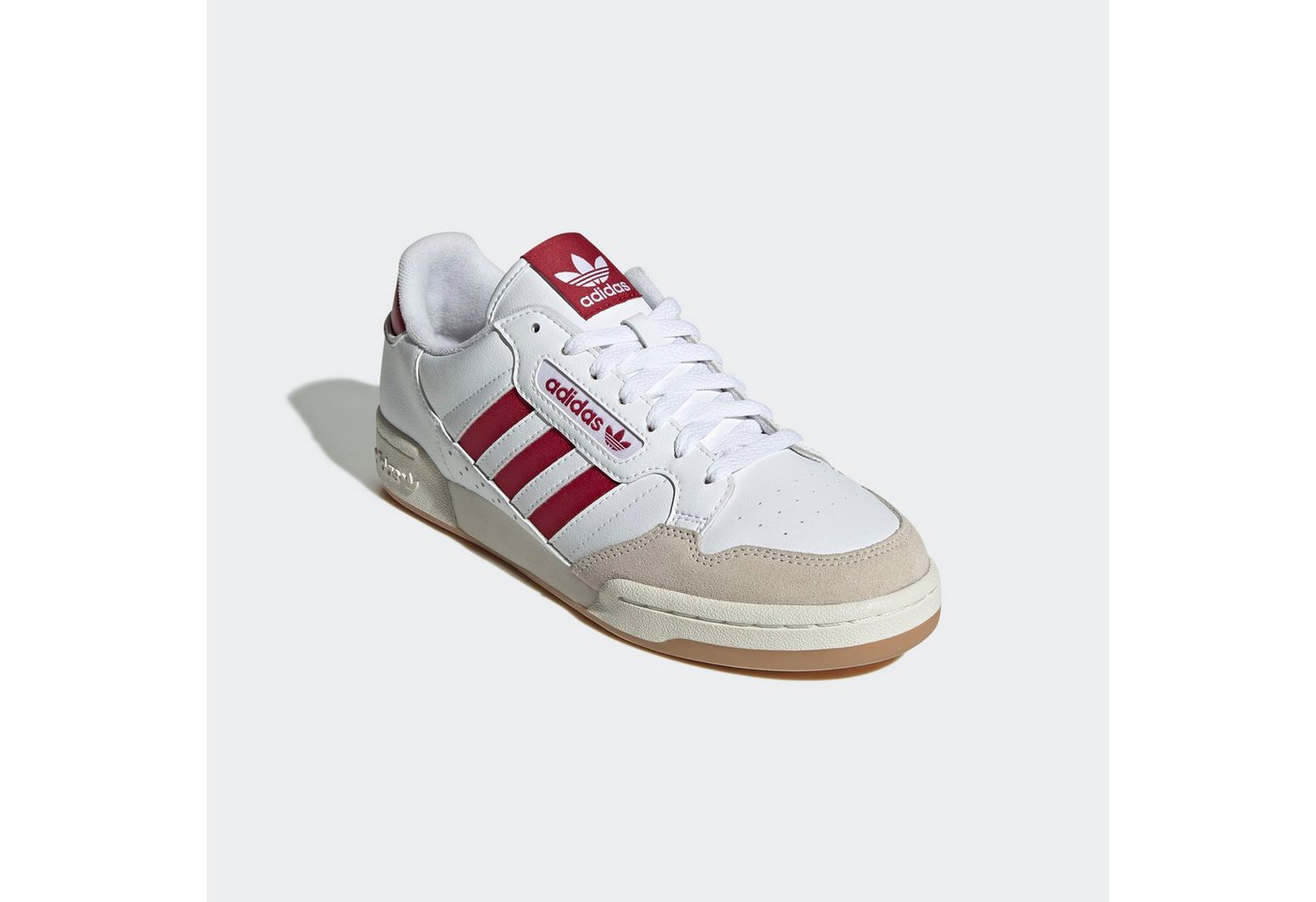 adidas Originals CONTINENTAL 80 STRIPES Sneaker (weiß/rot)