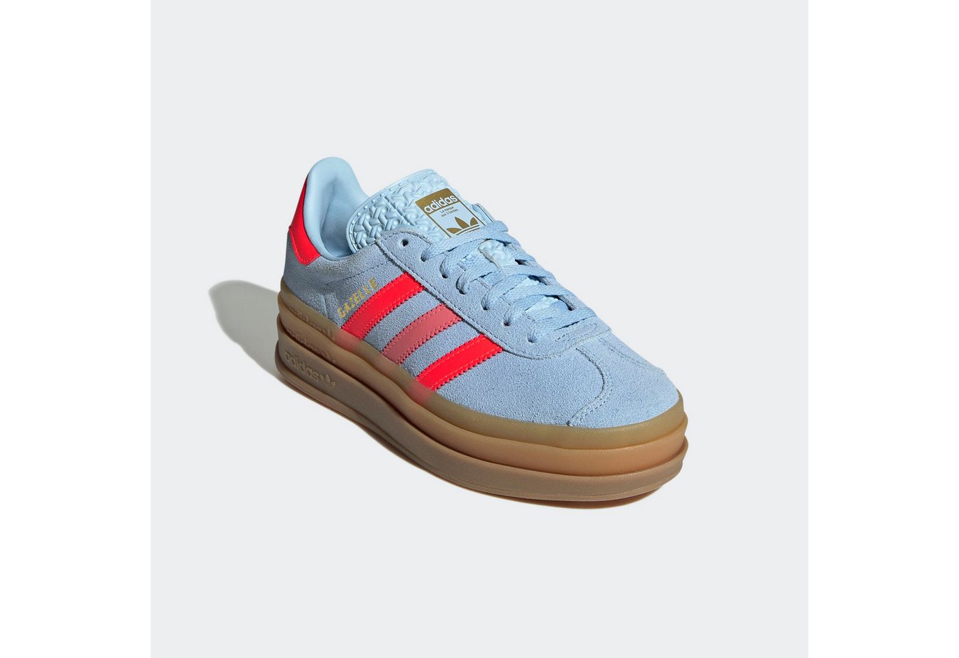 adidas Originals GAZELLE BOLD Plateausneaker für Kinder (rot/gold)