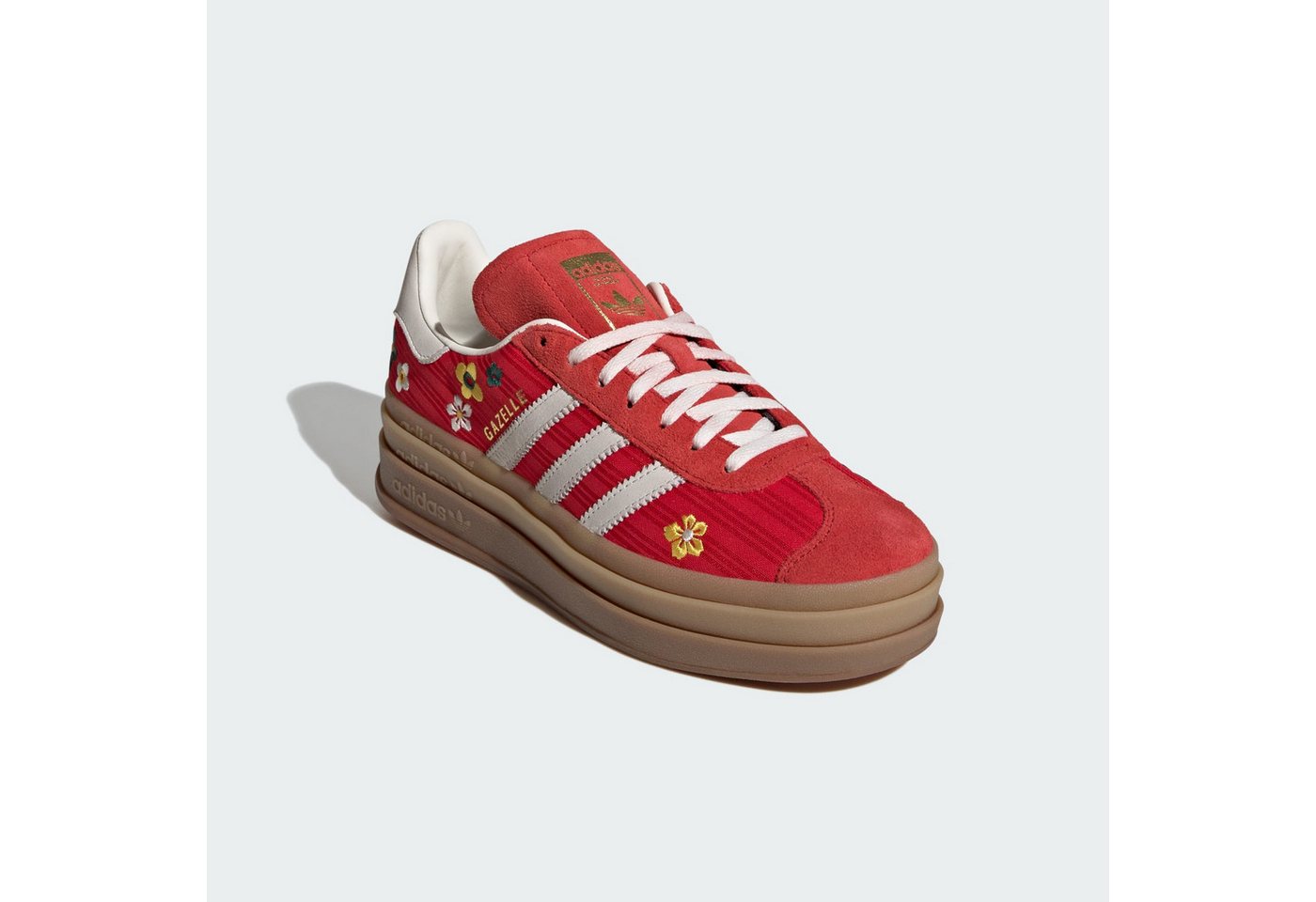 adidas Originals GAZELLE BOLD SCHUH Plateausneaker (1-tlg) (rot)