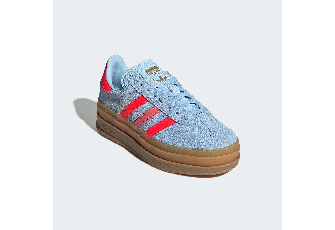adidas Originals GAZELLE BOLD SCHUH Sneaker (1-tlg) (rot/gold)