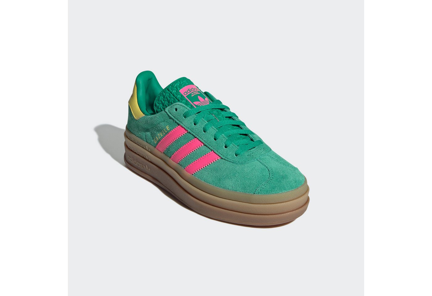 adidas Originals GAZELLE BOLD Sneaker (grün/rosa)