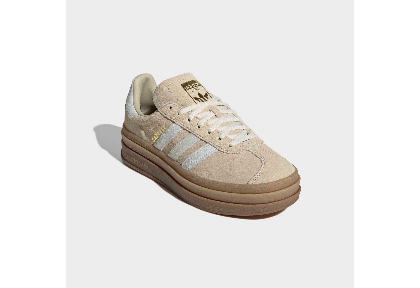 adidas Originals GAZELLE BOLD Sneaker (grün/weiß/gold)
