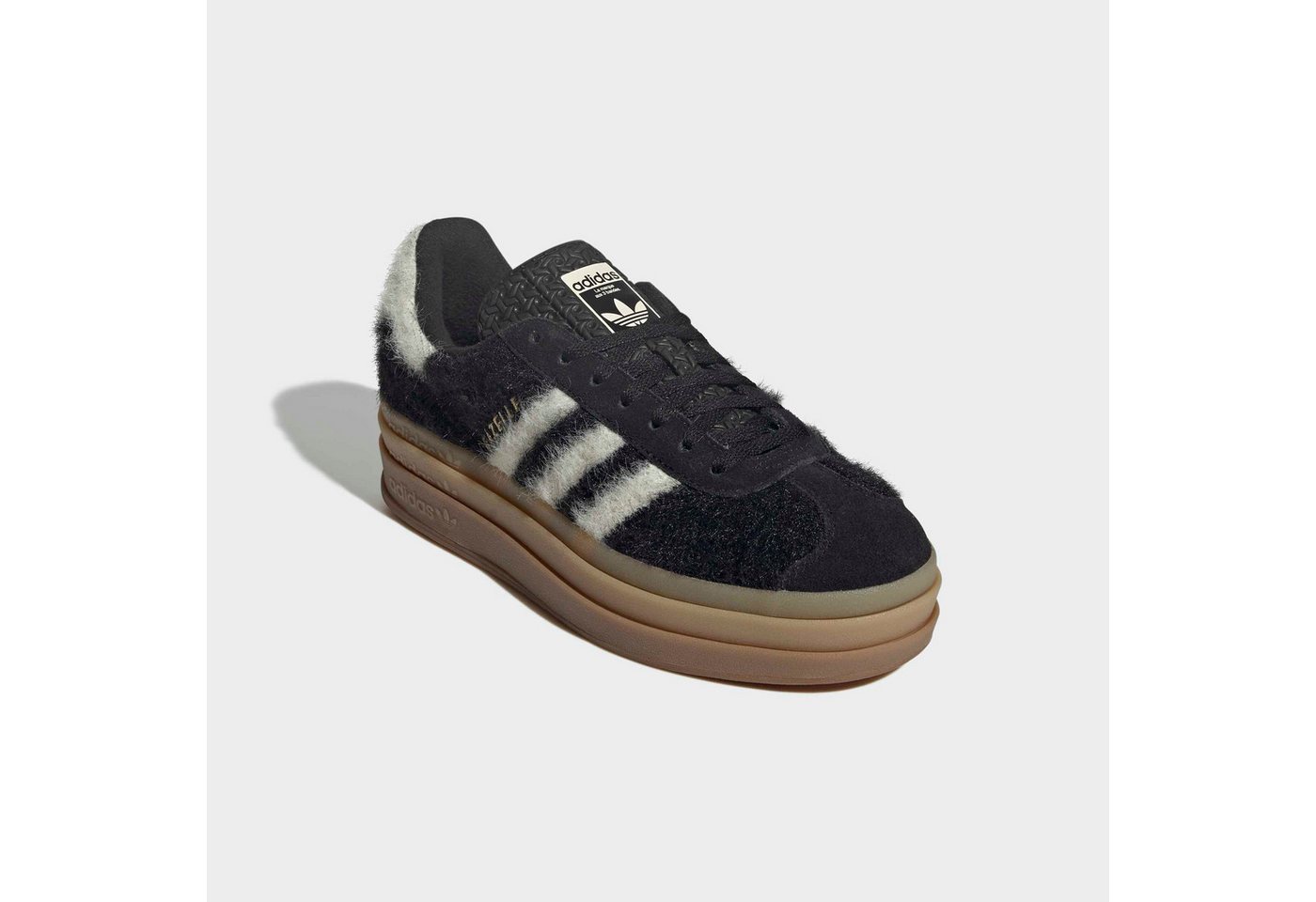 adidas Originals GAZELLE BOLD Sneaker (schwarz/weiß/gold)