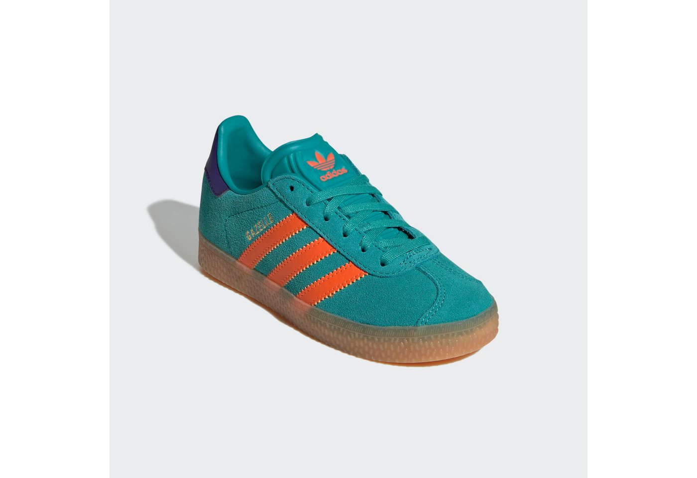 adidas Originals GAZELLE Sneaker für Kinder (grün/orange)