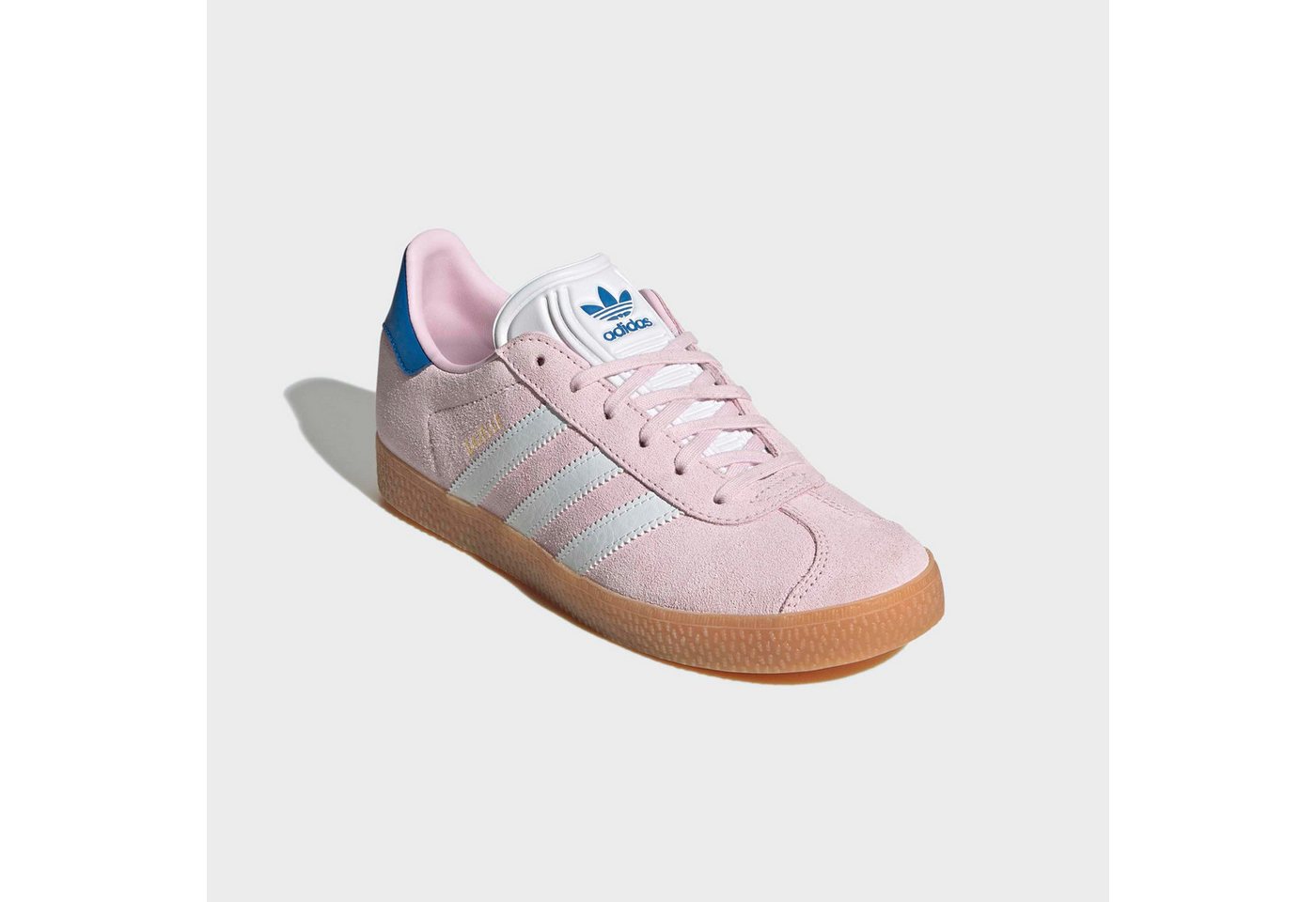 adidas Originals GAZELLE Sneaker für Kinder und Jugendliche (rosa/weiß/blau)