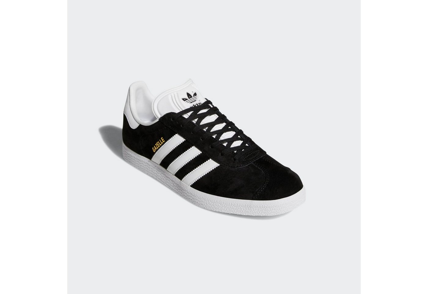 adidas Originals GAZELLE Sneaker (schwarz/weiß/gold)