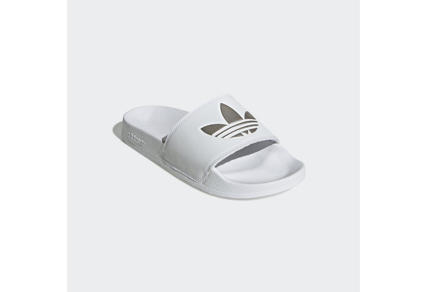 adidas Originals LITE ADILETTE Badesandale (weiß/silber)