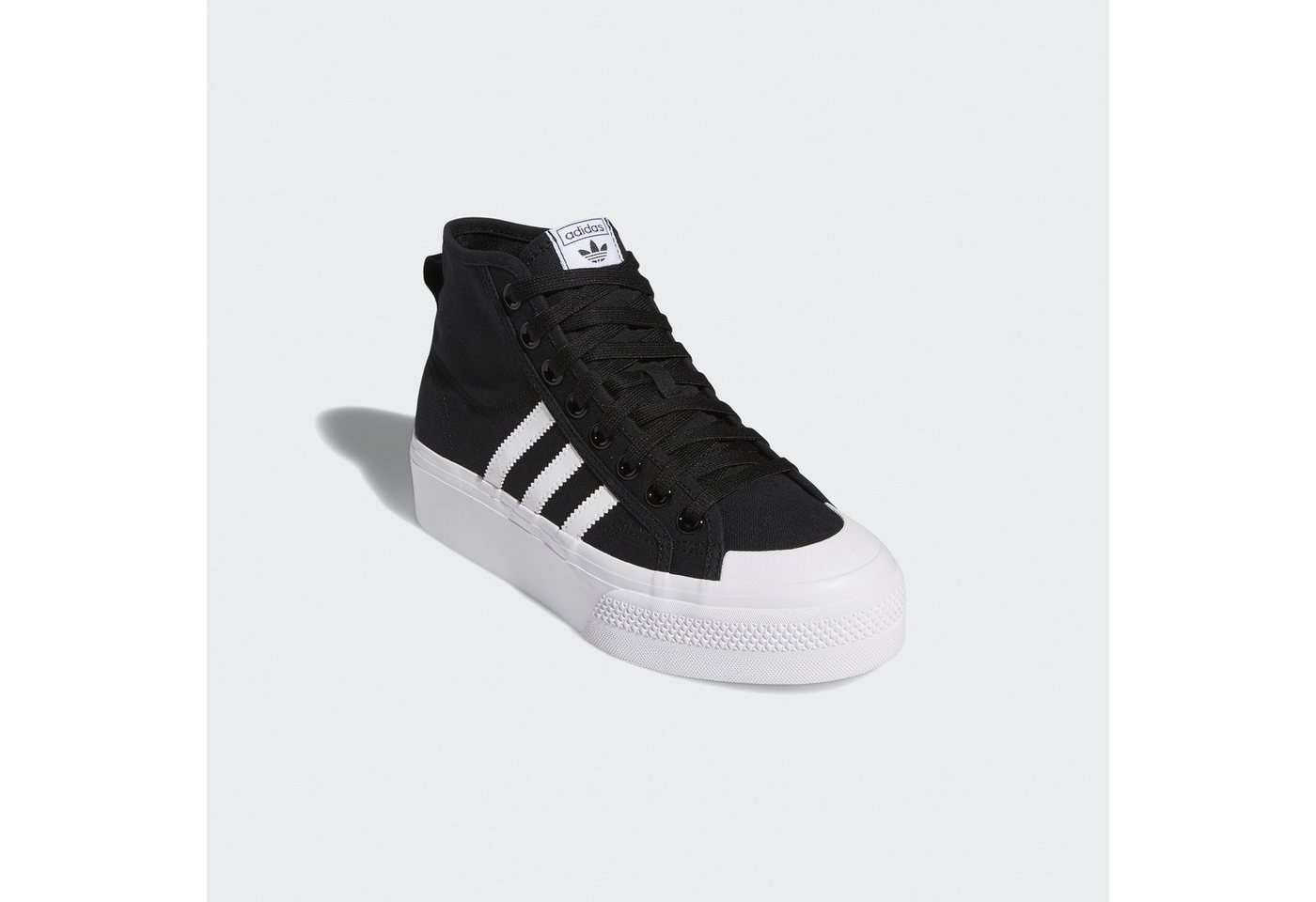 adidas Originals NIZZA PLATFORM MID Sneaker (schwarz/weiß)