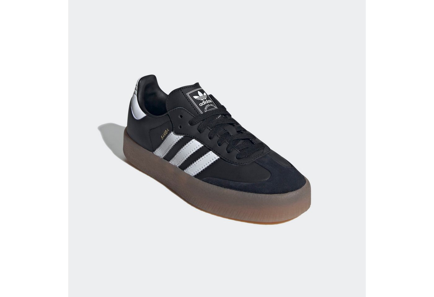 adidas Originals SAMBA Sneaker (schwarz/weiß/gold)