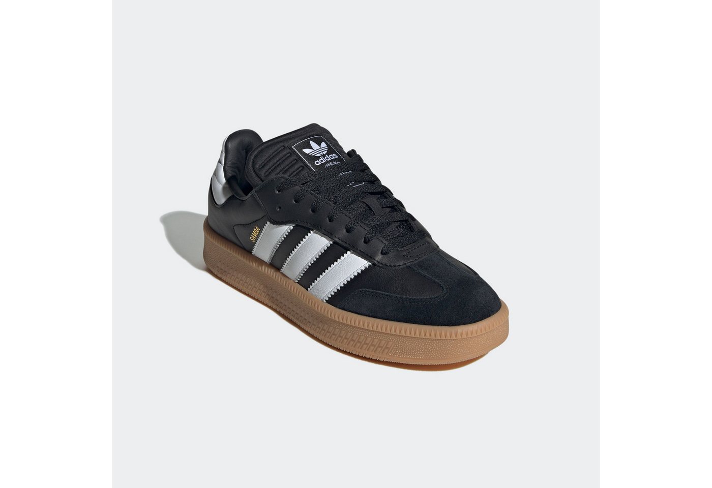 adidas Originals SAMBA XLG Sneaker mit erhöhter Sohle und gepolsterter Zunge (schwarz/weiß)