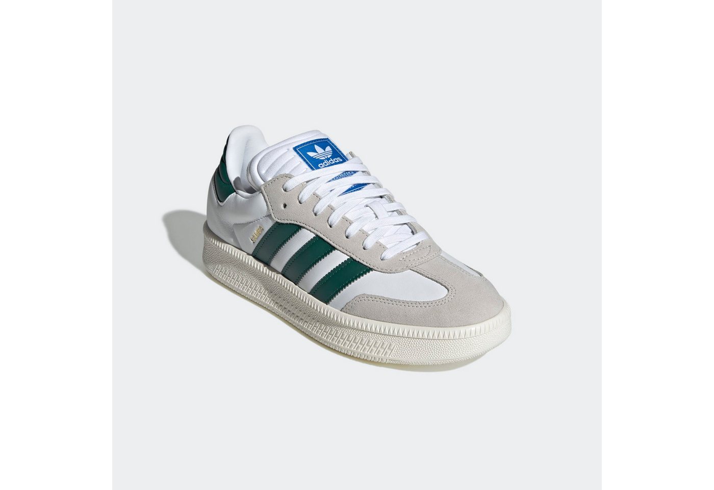 adidas Originals SAMBA XLG Sneaker mit erhöhter Sohle und gepolsterter Zunge (weiß/grün)