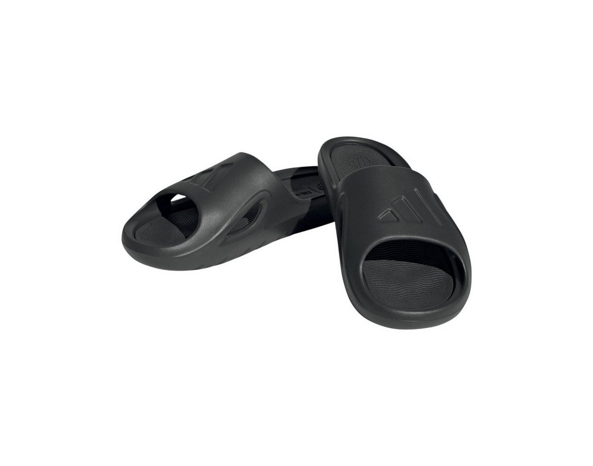 adidas performance Adicane Slide carbongrau/schwarz - 1 Paar Badeschuh