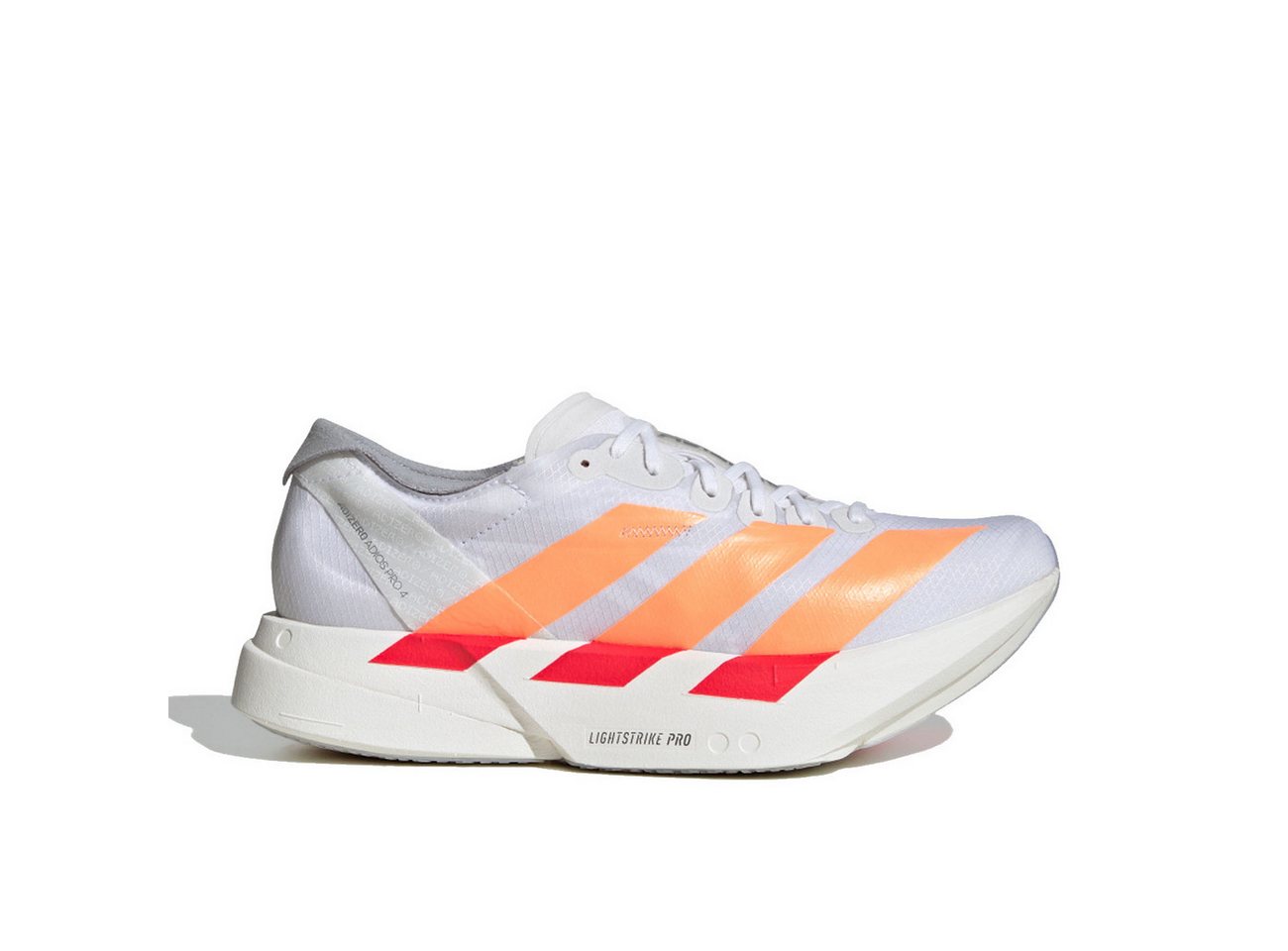 adidas performance adidas Adizero Adios Pro 4 Damen White Orange Laufschuh