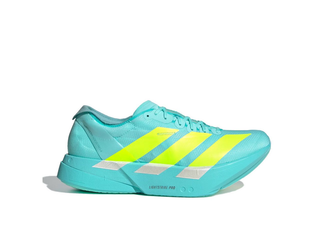 adidas performance adidas Adizero Adios Pro 4 Flash Aqua Lucid Lemon Mint Ton Laufschuh