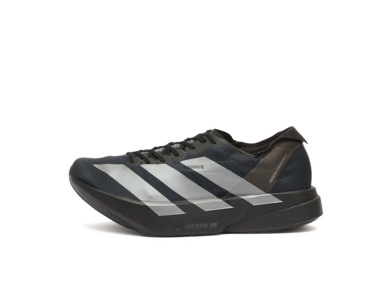 adidas performance adidas Adizero Adios Pro 4 Herren Core Black Iron Metallic Carbon Laufschuh