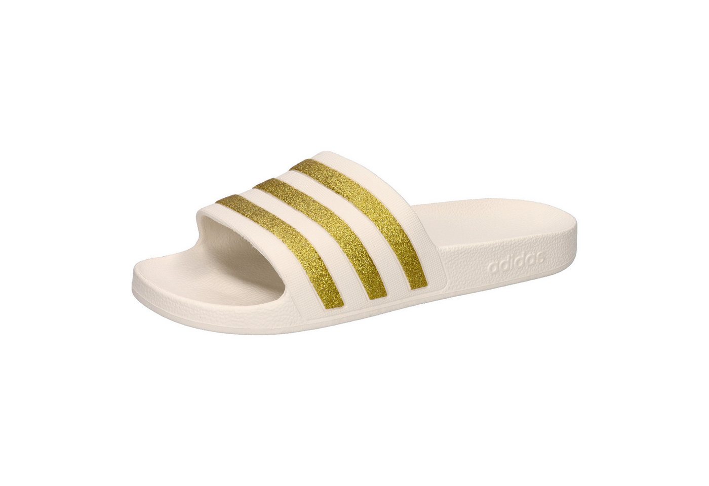 adidas performance adidas Damen Badeschlappen Adilette Aqua Badeschuh (weiß/gold)