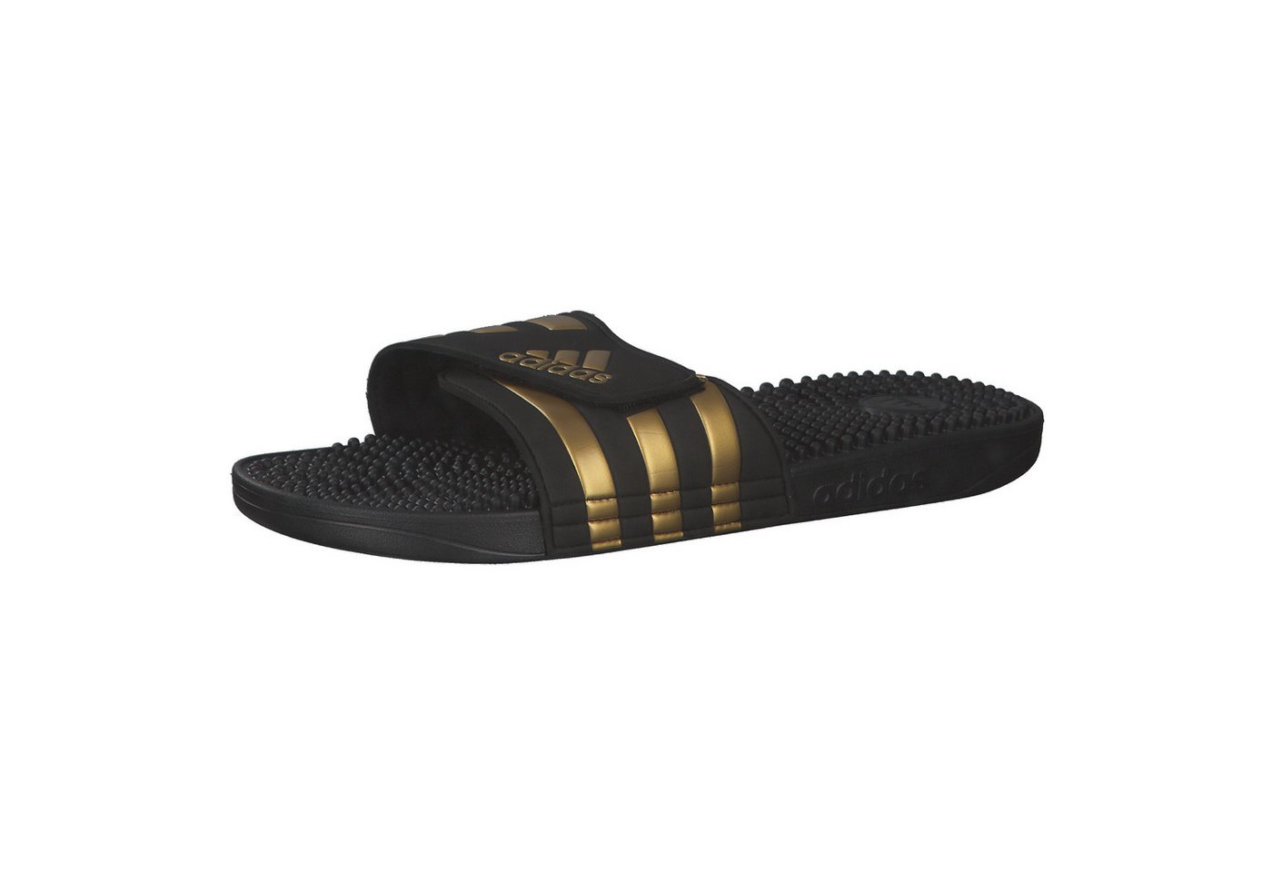adidas performance adidas Herren Badeschlappen ADISSAGE Badeschuh (schwarz/gold)
