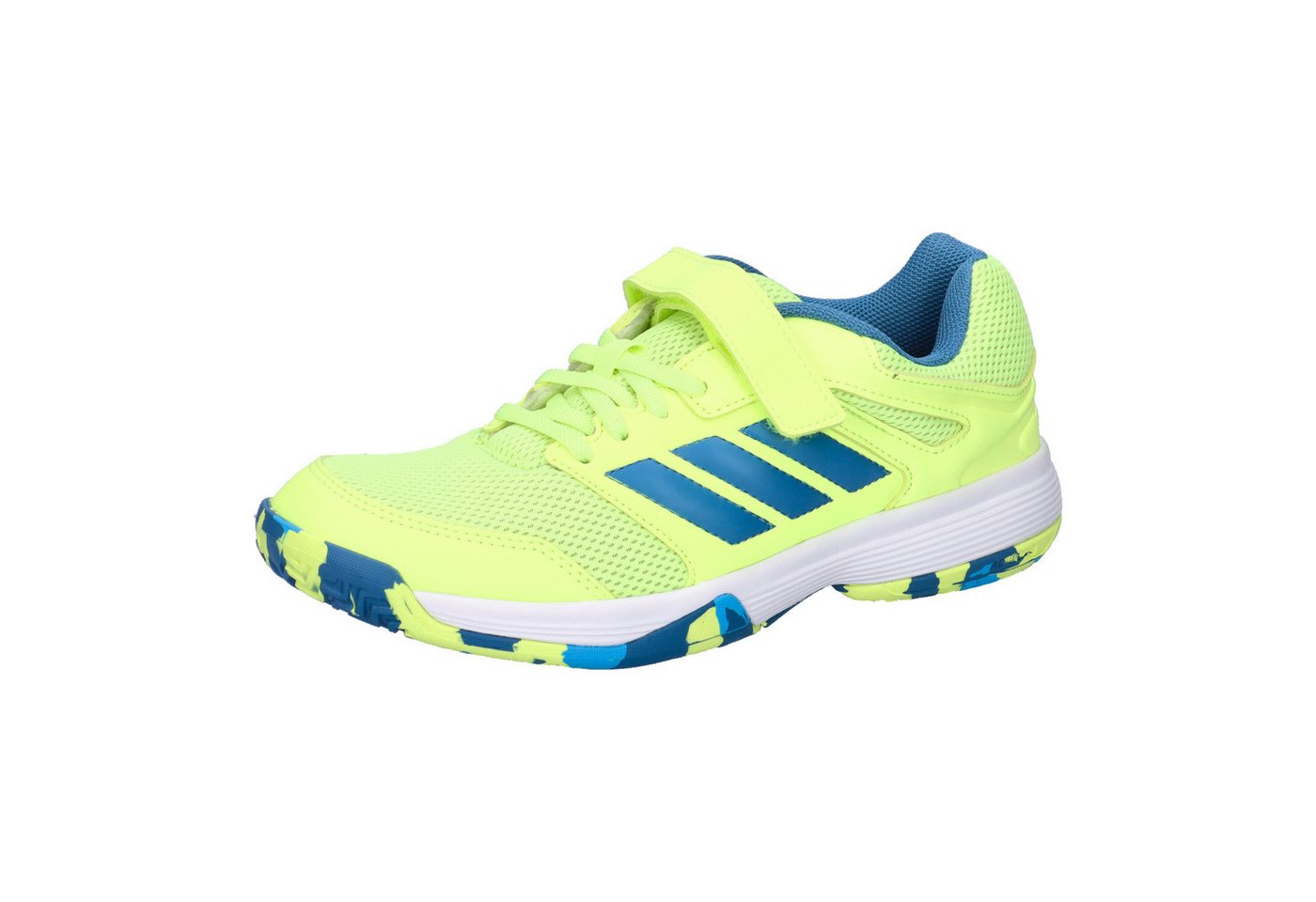 adidas performance adidas Kinder Hallenschuhe Speedcourt K Klett Hallenschuh (gelb)