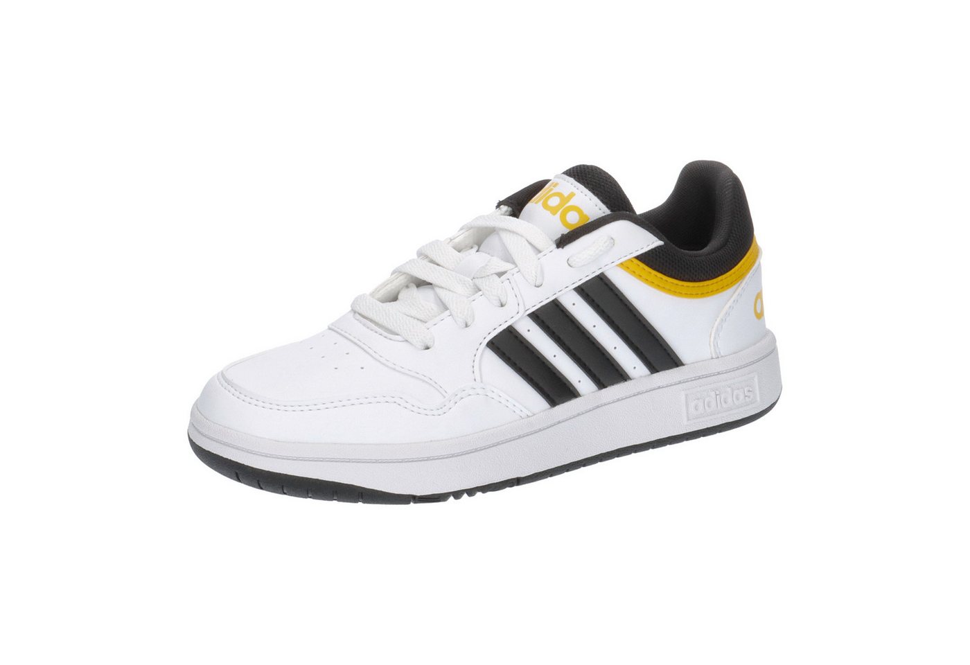 adidas performance adidas Kinder Sneaker HOOPS 3.0 K Sneaker (weiß/schwarz/gold)