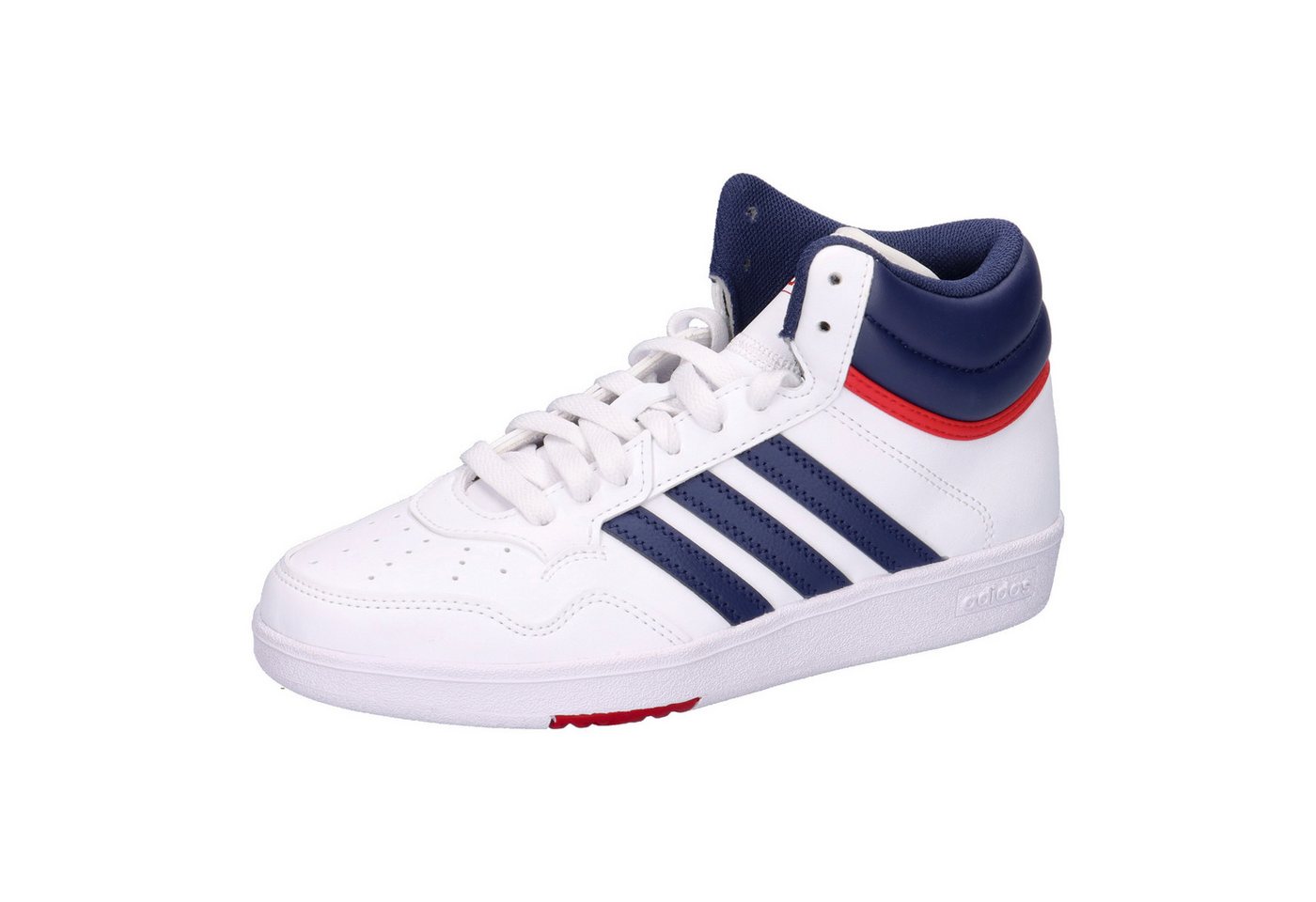 adidas performance adidas Kinder Sneaker HOOPS 4.0 MID J Sneaker (weiß/blau/rot)