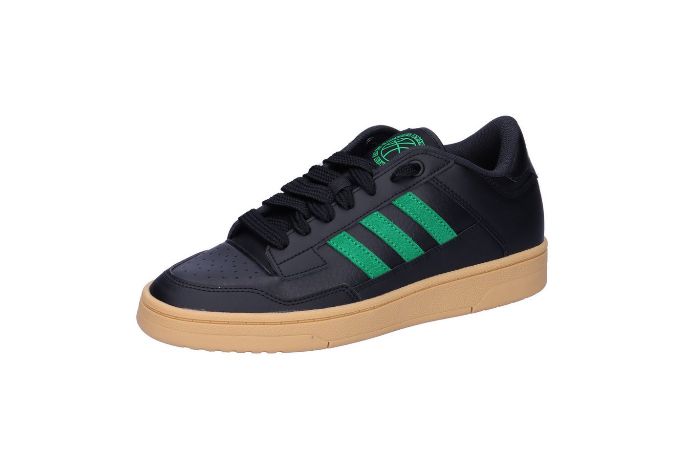 adidas performance adidas Kinder Sneaker RAPID COURT LOW Sneaker (schwarz/grün)