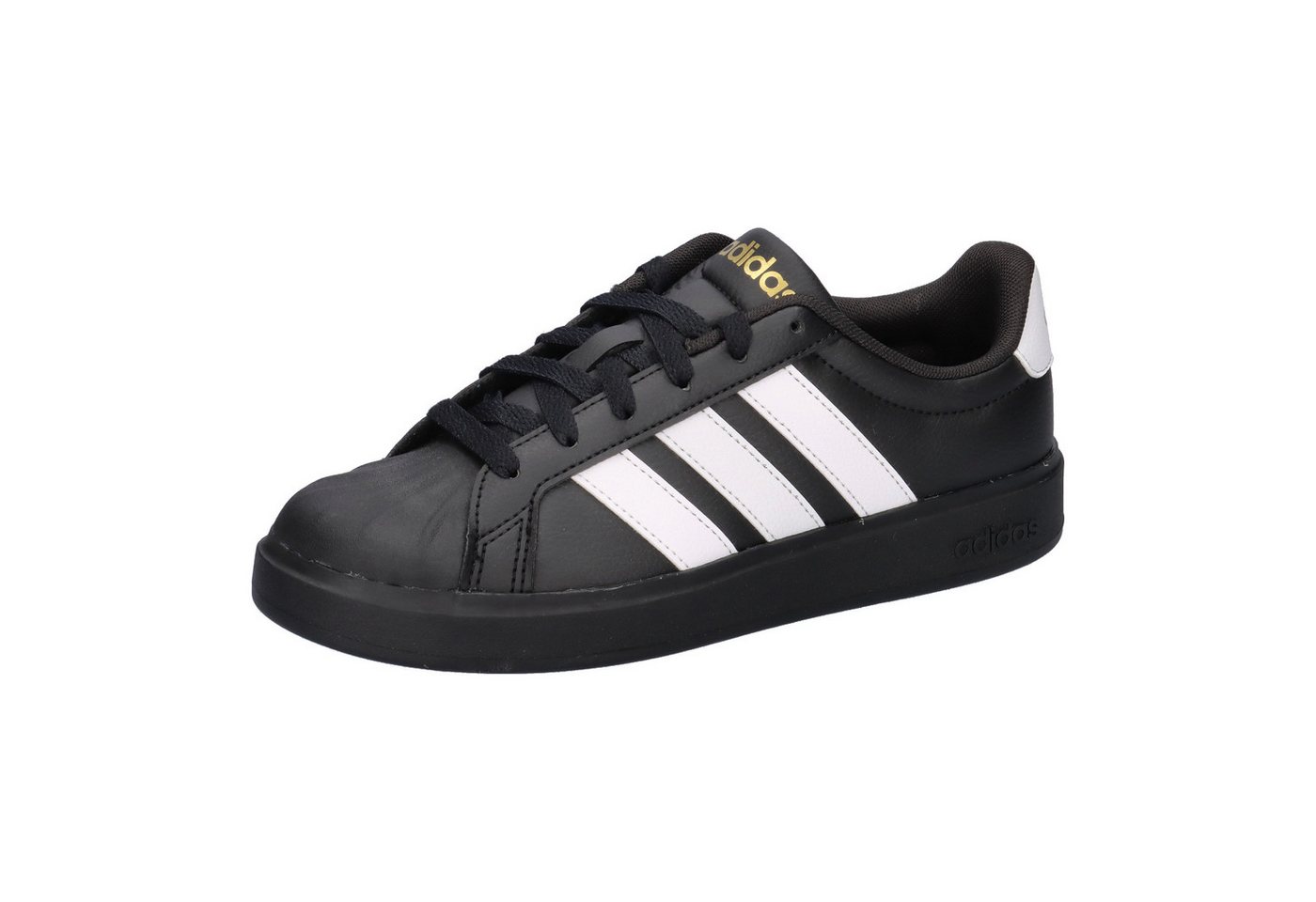 adidas performance adidas Kinder Sneaker STREETTALK J Sneaker (schwarz/weiß/gold)