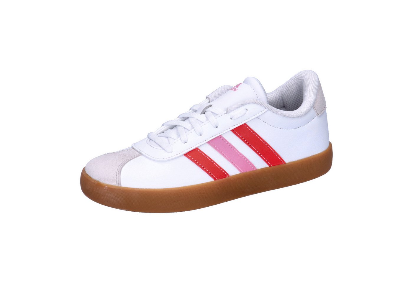adidas performance adidas Kinder Sneaker VL Court 3.0 K Sneaker (weiß/rot/rosa)