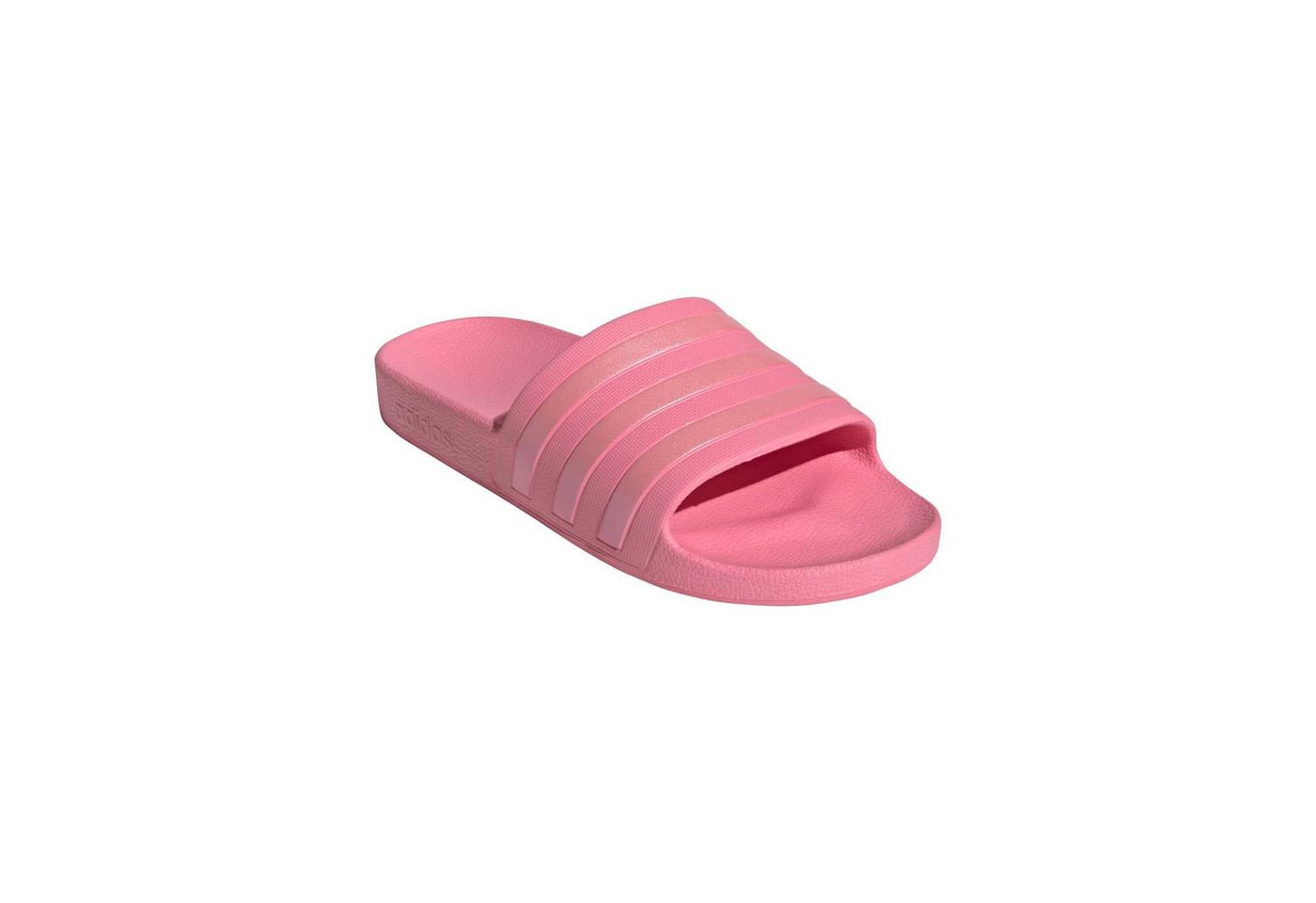 adidas performance Adilette Aqua 3-Streifen (Cloudfoam Fußbett, vorgeformter EVA-Riemen) Badeschuh (rosa)
