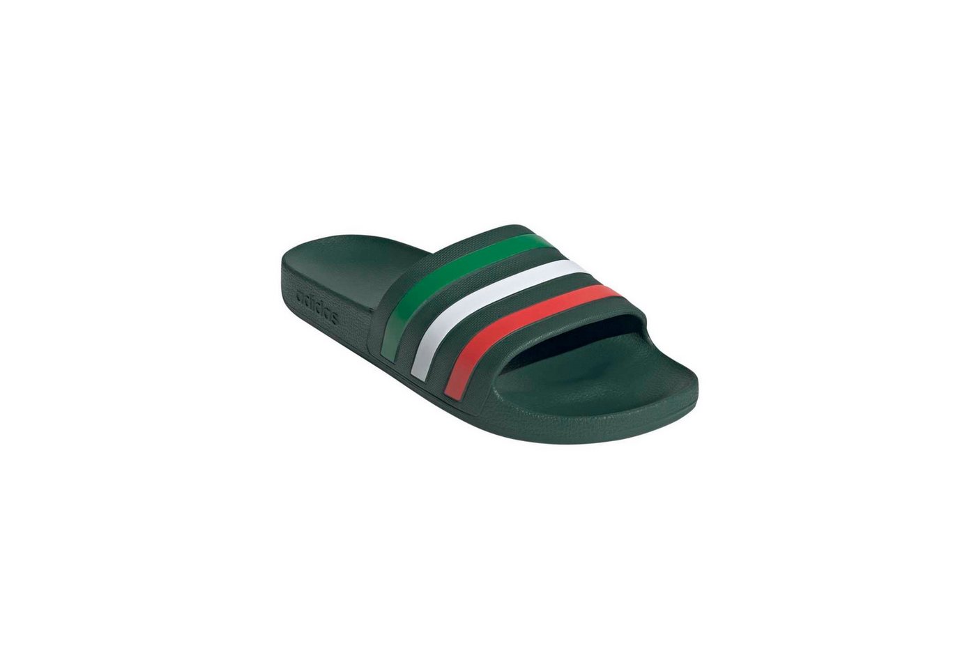 adidas performance Adilette Aqua 3-Streifen dunkelgrün Herren - 1 Paar Badeschuh