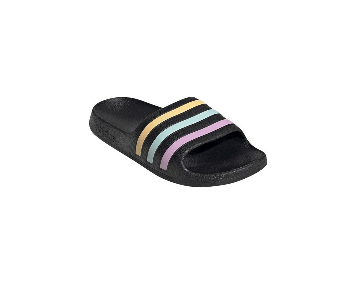 adidas performance Adilette Aqua schwarz/bunt Kinder - 1 Paar Badeschuh