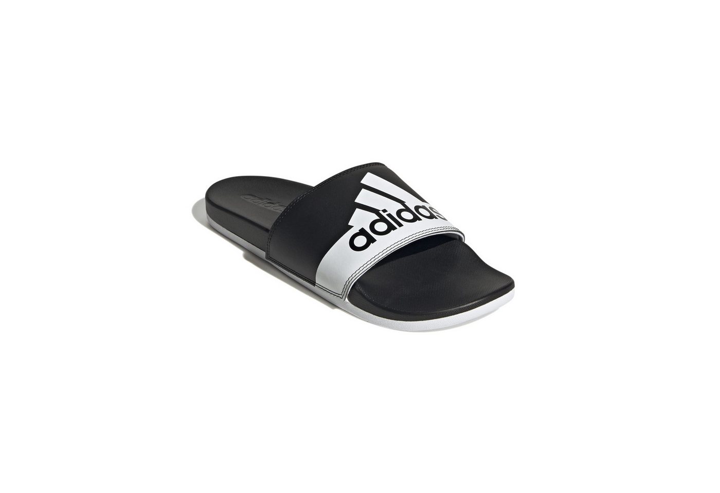 adidas performance Adilette Comfort Logo #23 schwarz/weiss - 1 Paar Badeschuh