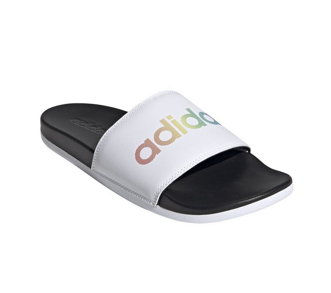 adidas performance Adilette Comfort weiss/schwarz Herren - 1 Paar Badeschuh