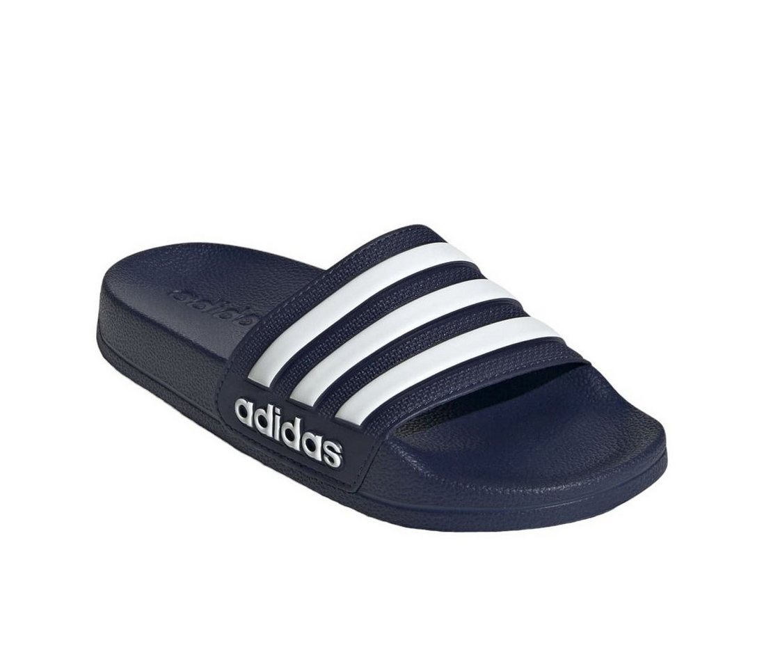 adidas performance Adilette Shower dunkelblau/weiss Kinder - 1 Paar Badeschuh
