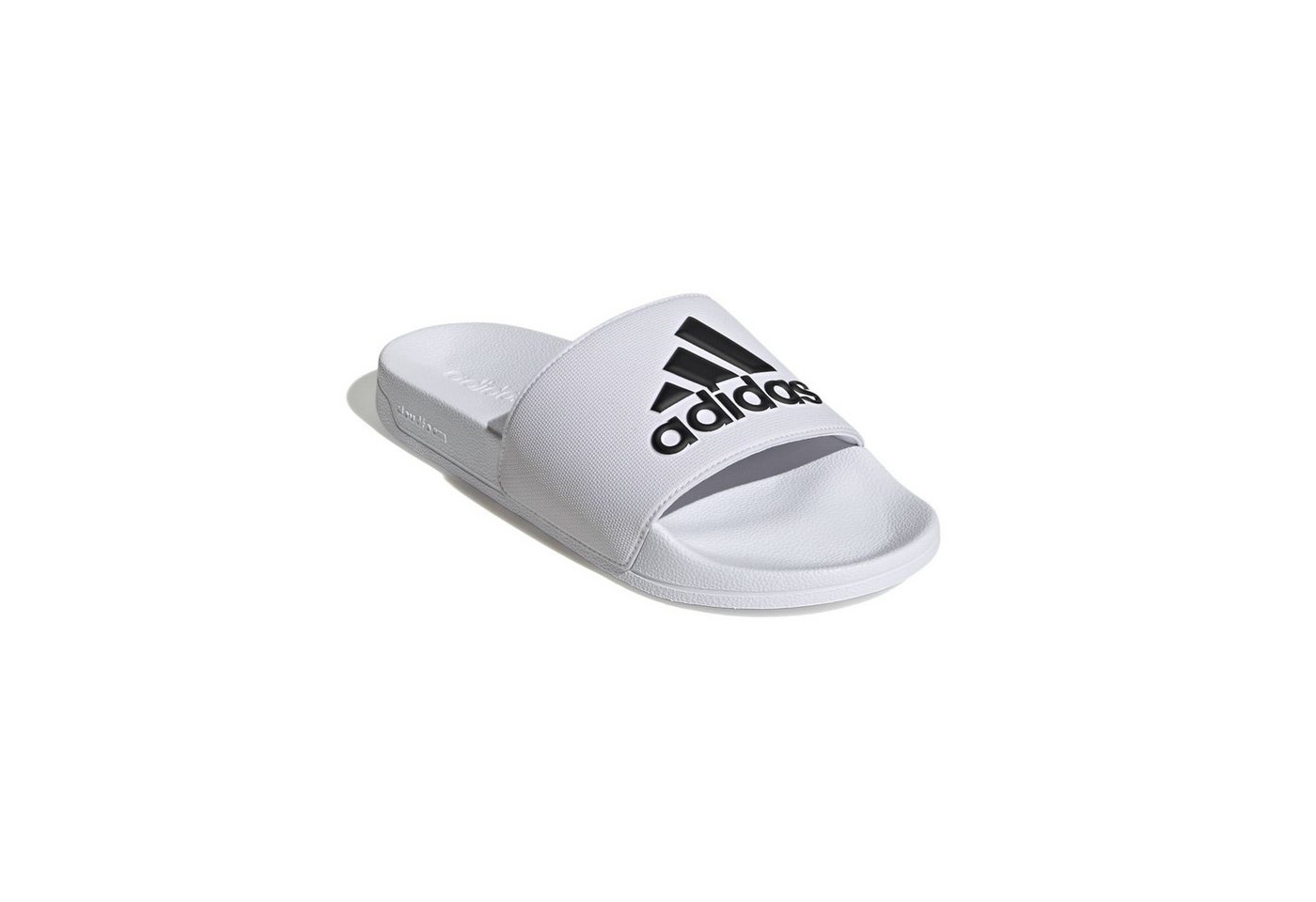 adidas performance Adilette Shower Logo #23 weiss/schwarz Herren Badeschuh