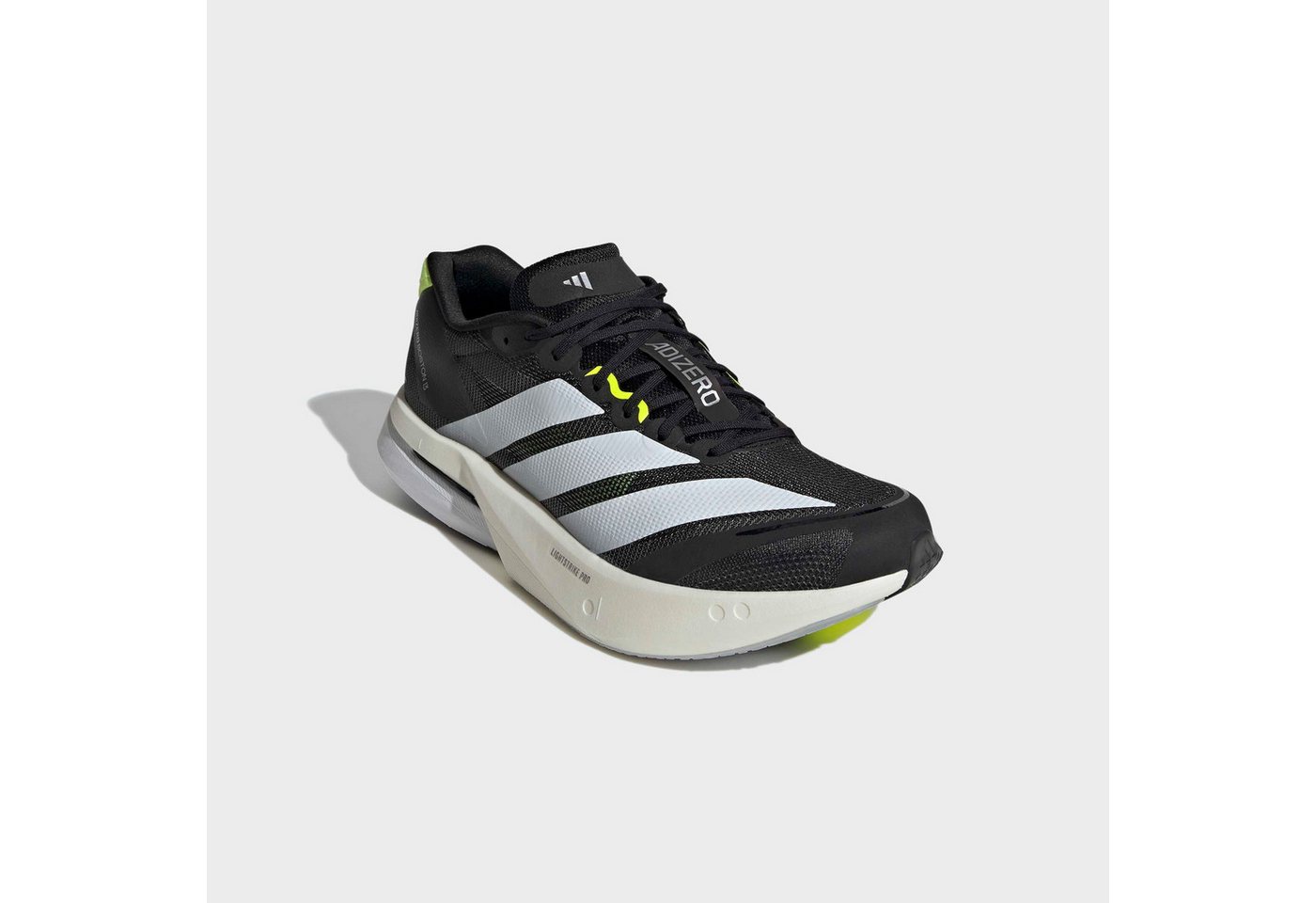 adidas performance ADIZERO BOSTON 13 Laufschuh (schwarz/weiß/gelb)
